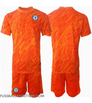 Chelsea Torwart Replik Heimtrikot Kinder 2024-25 Kurzarm (+ Kurze Hosen)